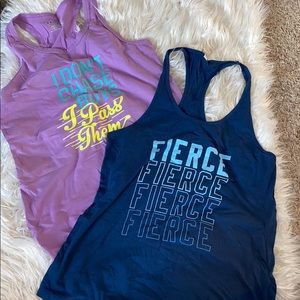 Two under armor athletic tank tops